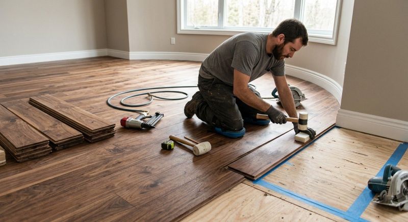 Our team working on Flooring Service projects in Walnut Creek, CA