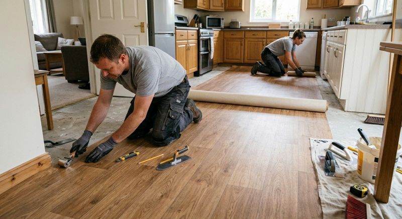 Linoleum Floor Installation in Walnut Creek, CA