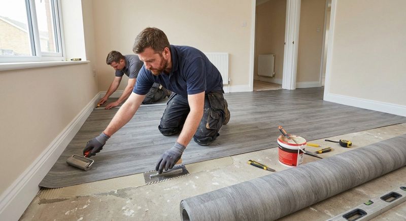 Sheet Linoleum Installation in Alameda County, CA