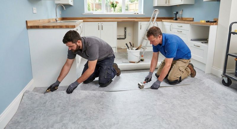 Sheet Linoleum Installation in Walnut Creek, CA