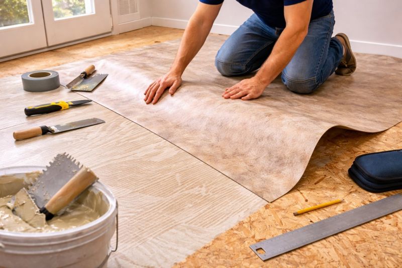 Sheet Vinyl Installation in Walnut Creek, CA