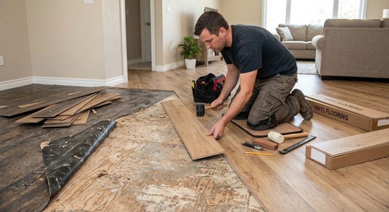 Vinyl Flooring Installation in Pleasanton, CA