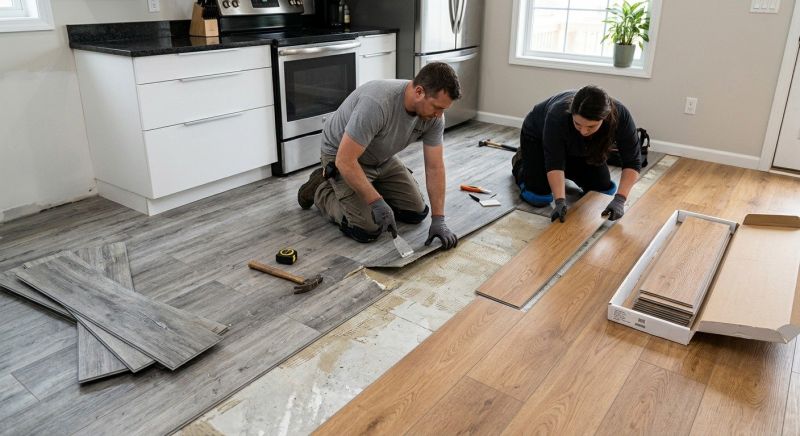 Vinyl Tile Replacement in Walnut Creek, CA
